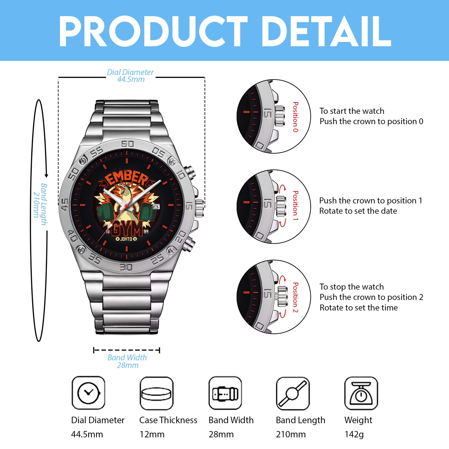 PKM Ember Gym Limited Edition Watch
