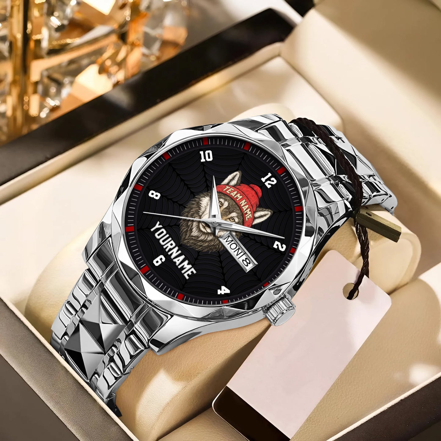 Mascot Personalized Team Name & Name Quartz Watch