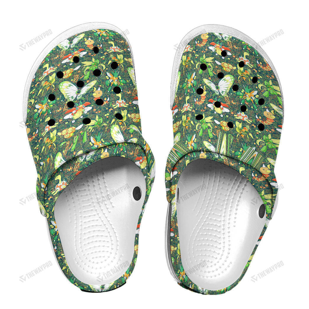 Bug Seamless Pattern Custom Classic Clogs