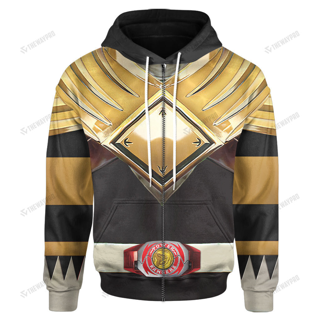Mighty Morphin Black Power Rangers Custom Hoodie
