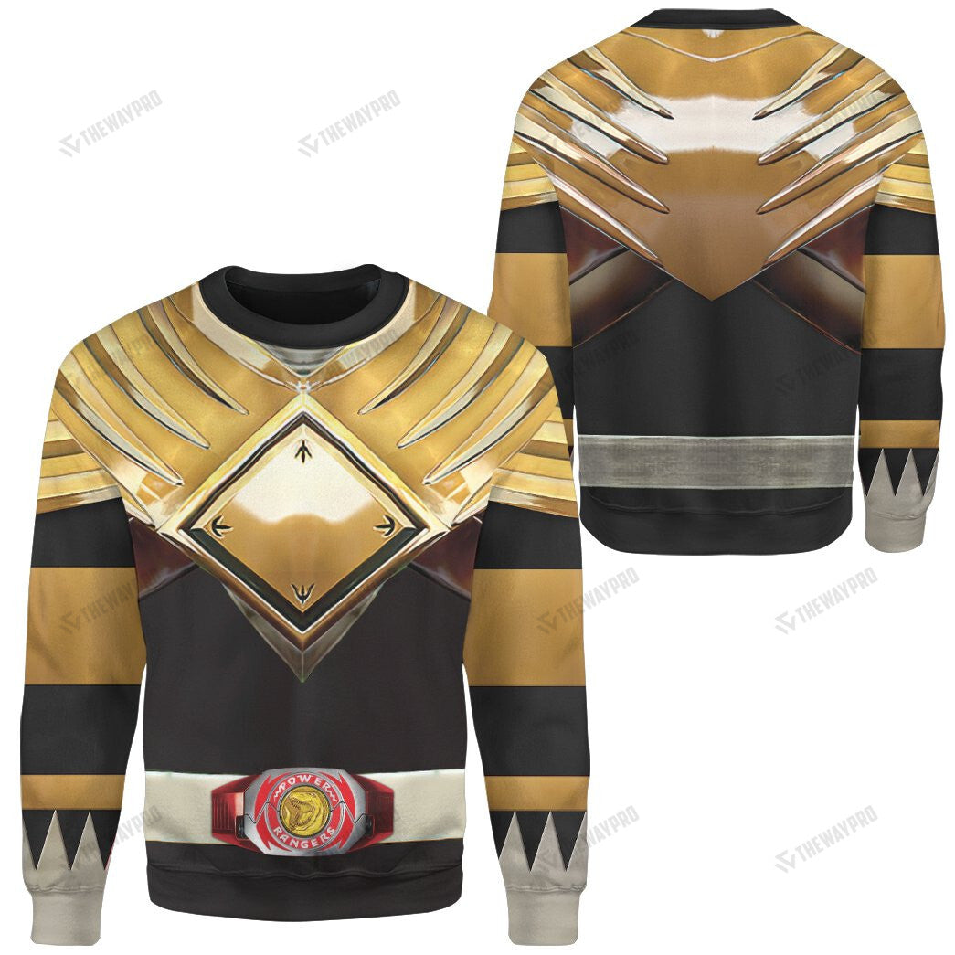 Mighty Morphin Black Power Rangers Custom Sweatshirt