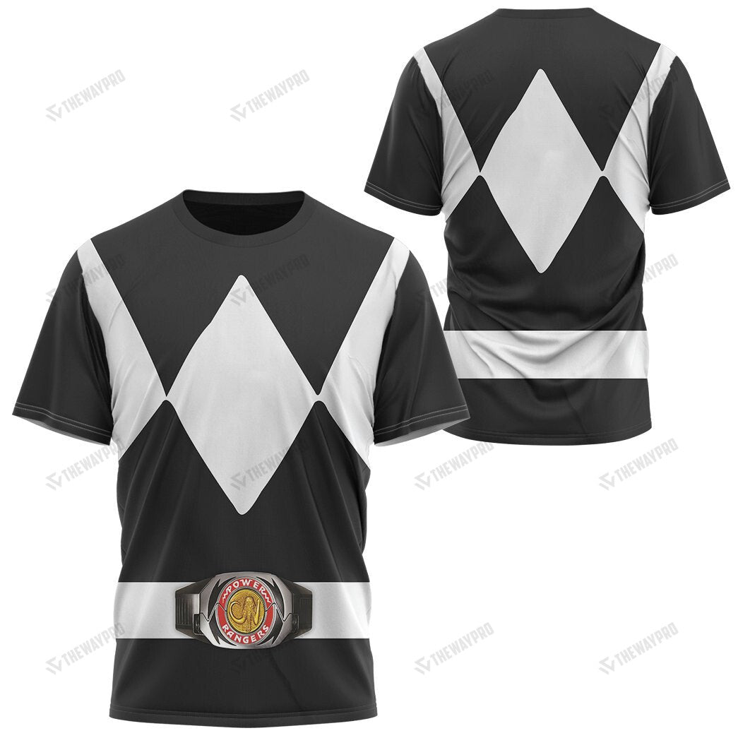 Movie Mighty Morphin Black Power Rangers Custom T-Shirt