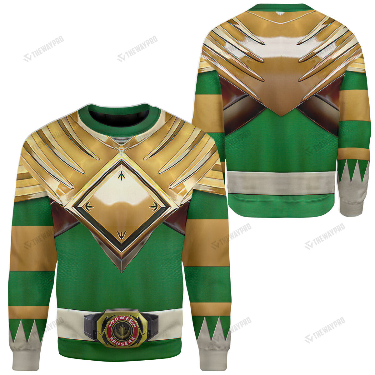 Movie Mighty Morphin Green Power Rangers Custom Sweatshirt