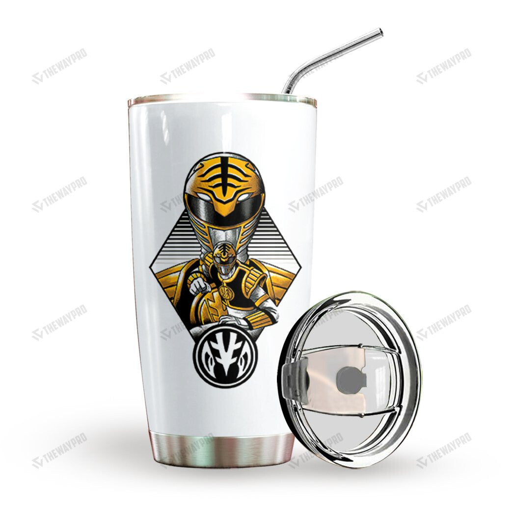 Mighty Morphin Power Rangers White Ranger Tumbler