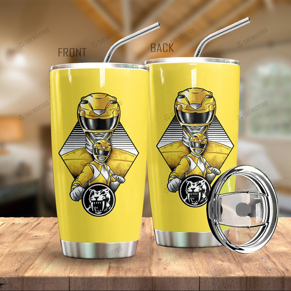 Mighty Morphin Power Rangers Yellow Ranger Tumbler
