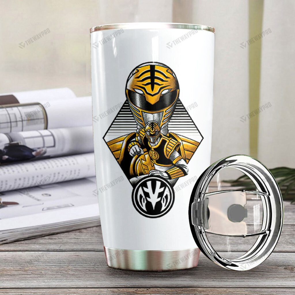 Mighty Morphin Power Rangers White Ranger Tumbler
