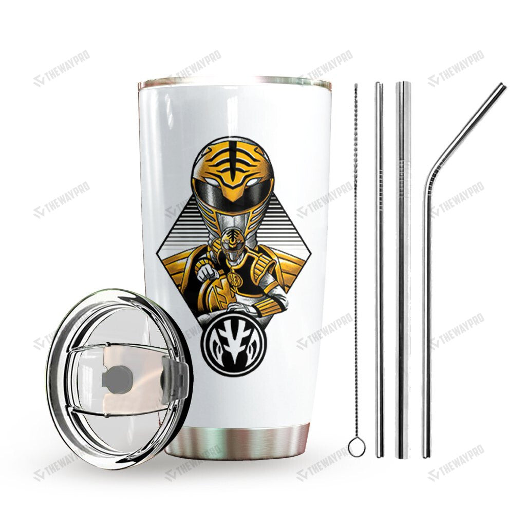 Mighty Morphin Power Rangers White Ranger Tumbler