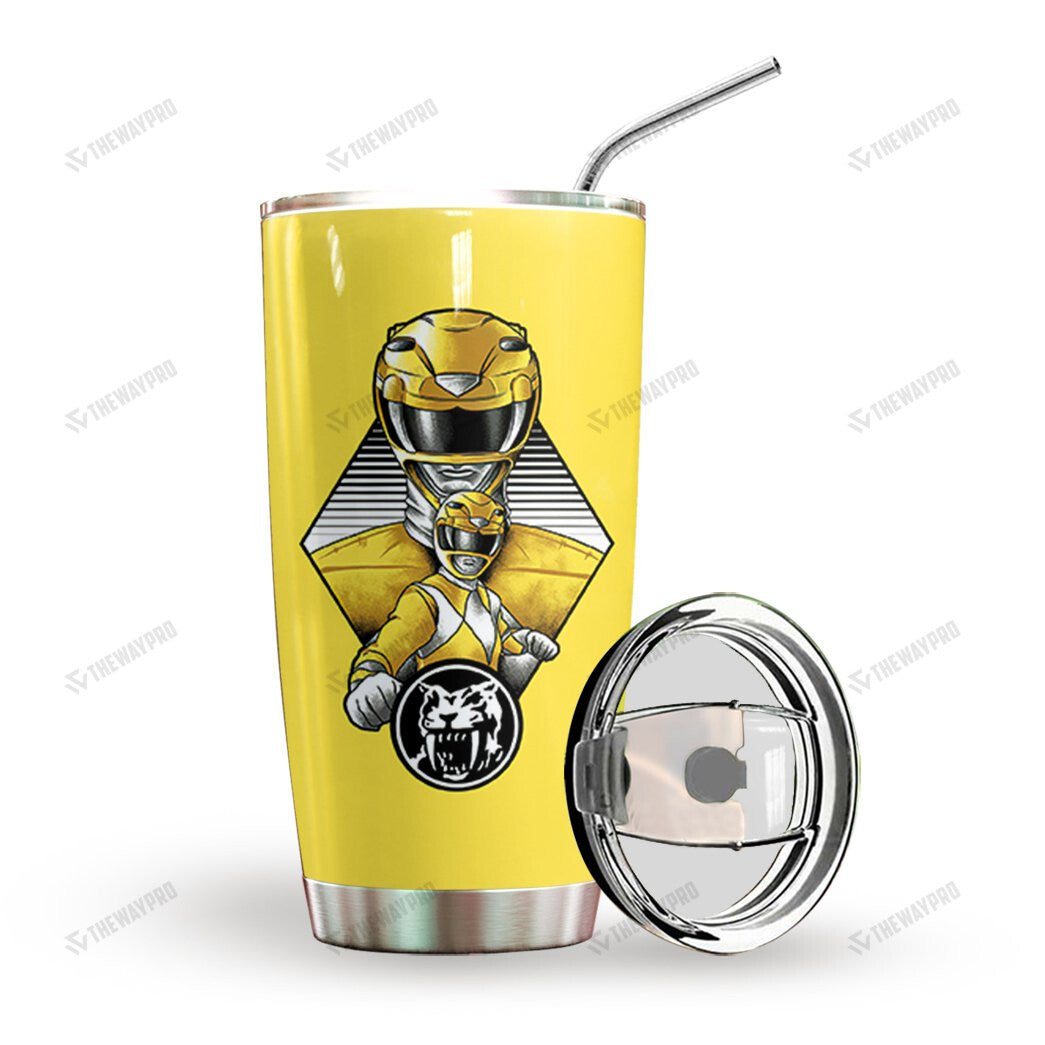 Mighty Morphin Power Rangers Yellow Ranger Tumbler
