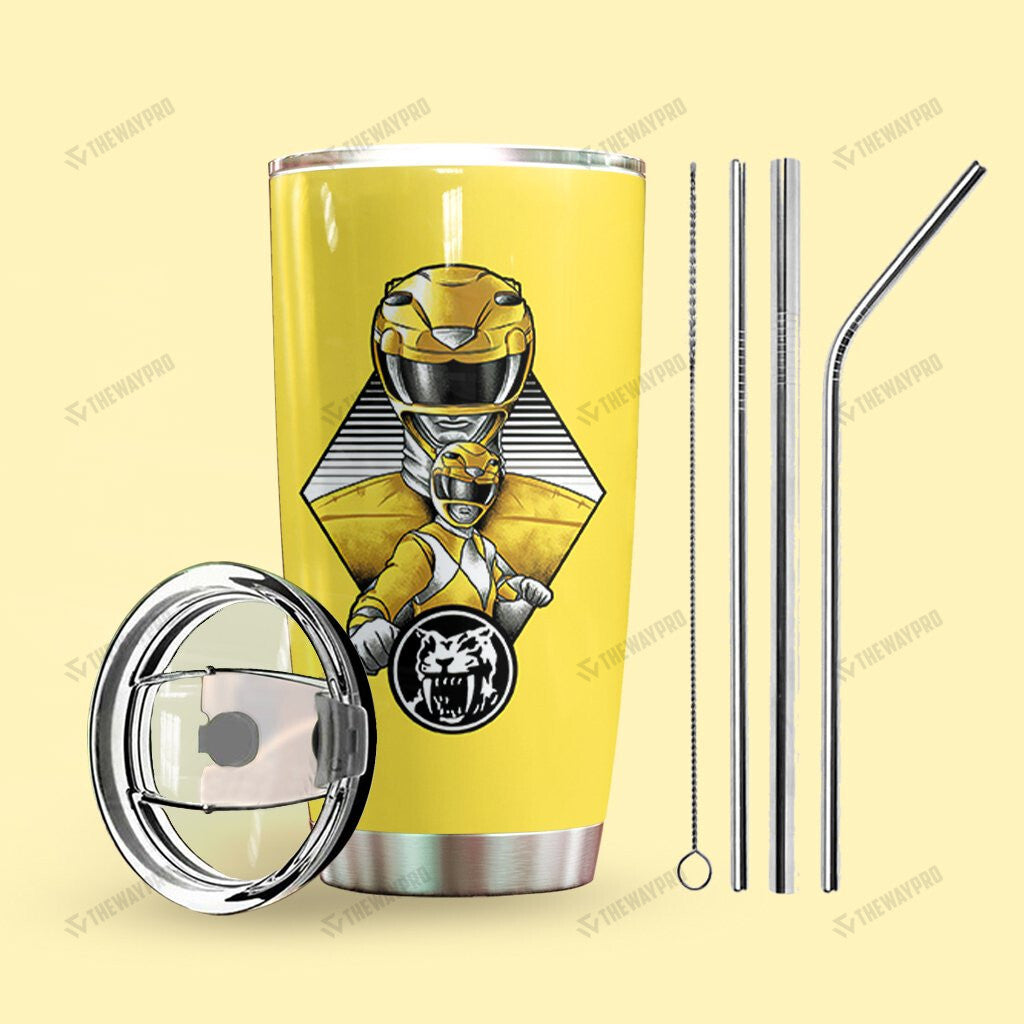 Mighty Morphin Power Rangers Yellow Ranger Tumbler