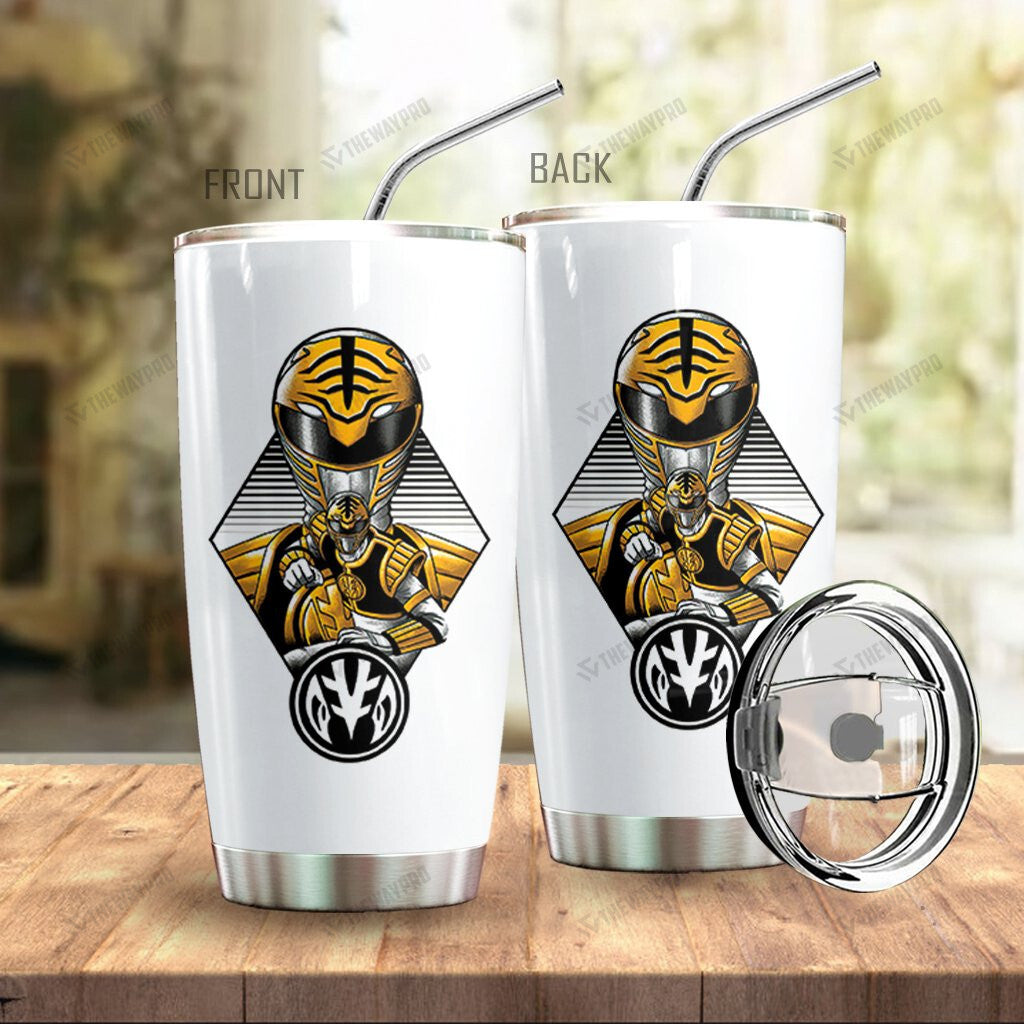 Mighty Morphin Power Rangers White Ranger Tumbler
