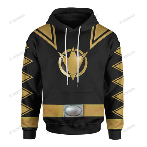 Dino Thunder Black Power Rangers Custom Hoodie