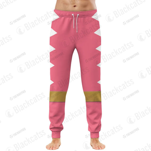 Dino Thunder Pink Power Rangers Custom Sweatpants