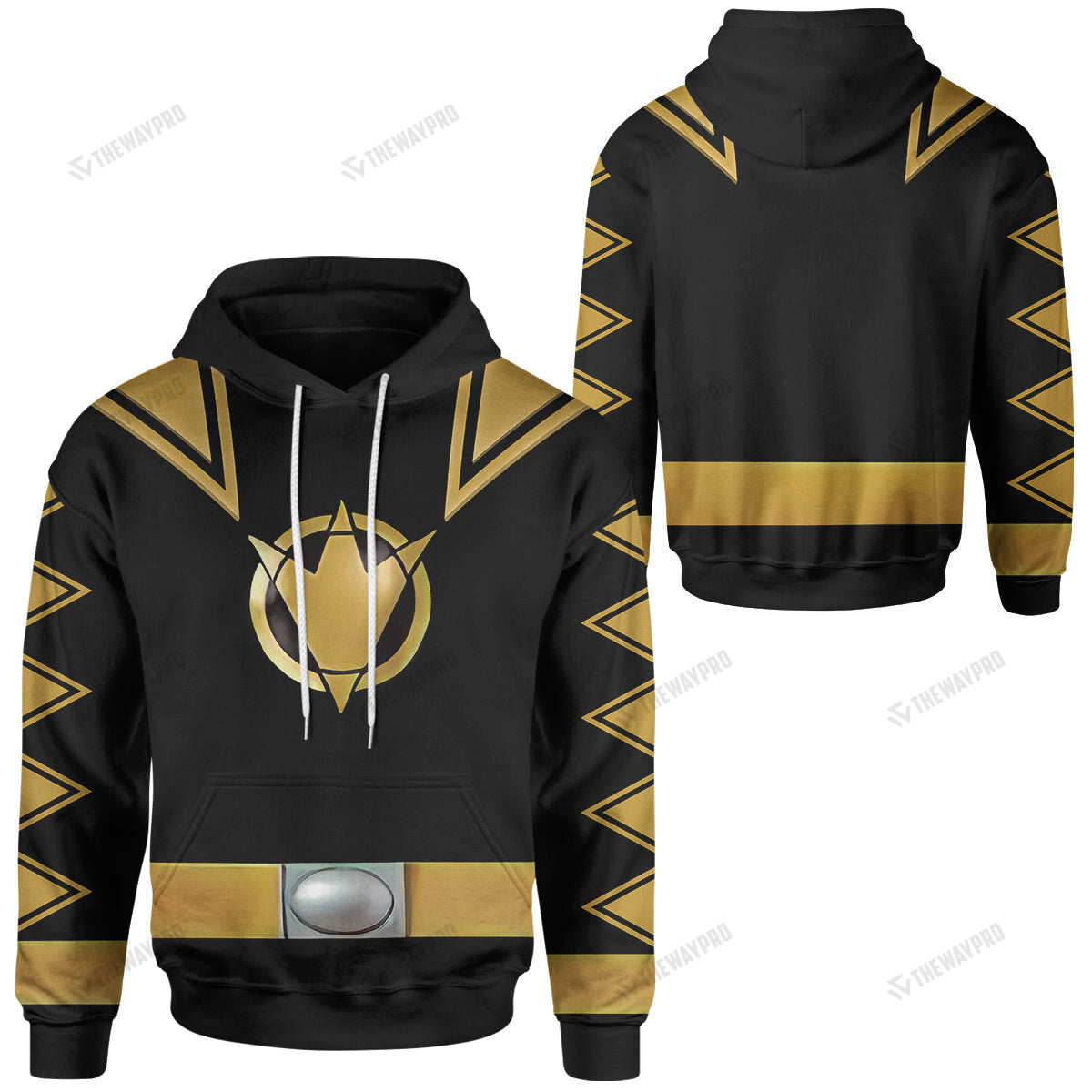 Dino Thunder Black Power Rangers Custom Hoodie