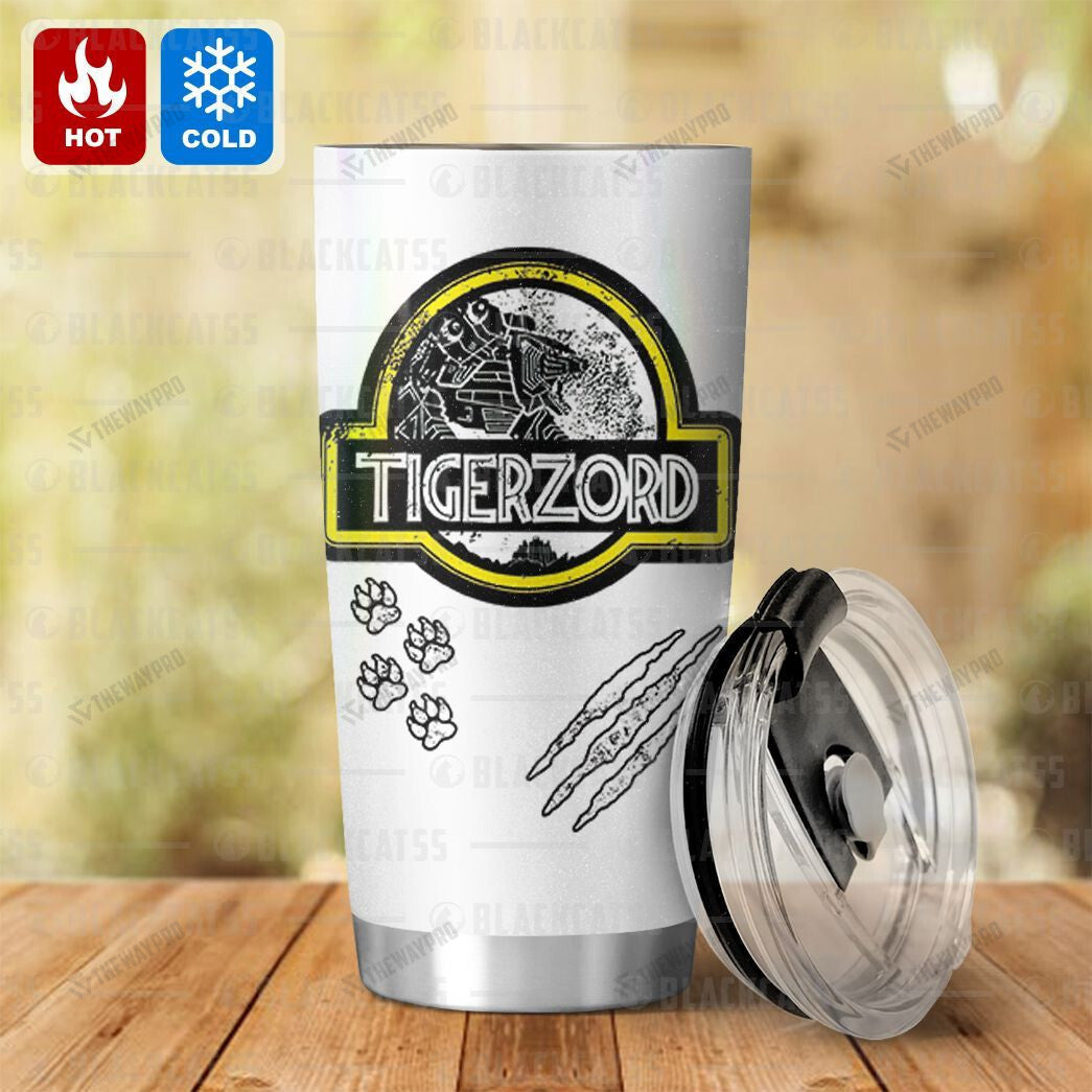 Power Rangers Mighty Morphin Tigerzord Custom Name Tumbler
