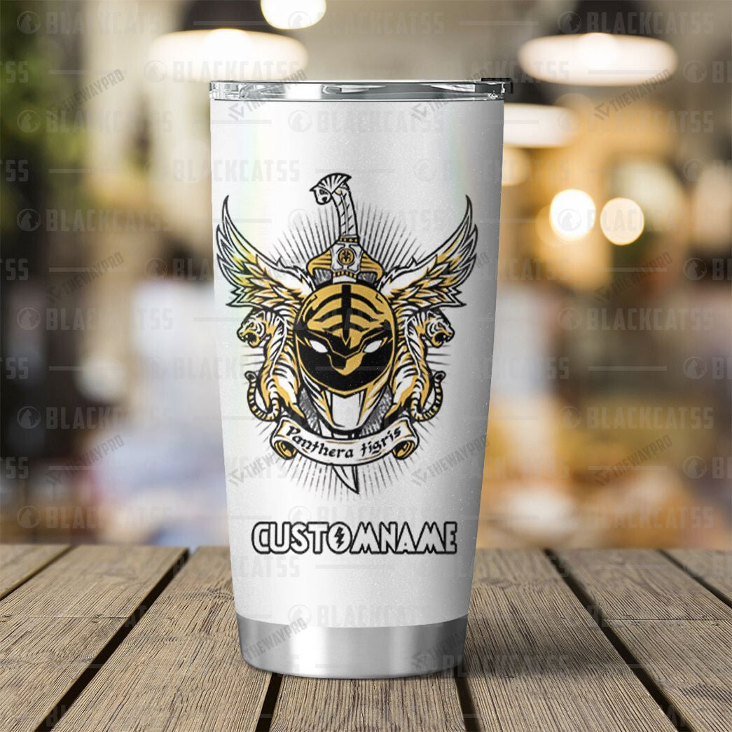 Power Rangers Mighty Morphin Tigerzord Custom Name Tumbler
