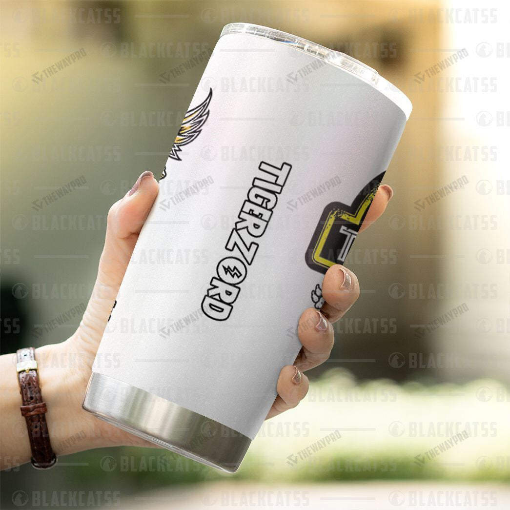 Power Rangers Mighty Morphin Tigerzord Custom Name Tumbler