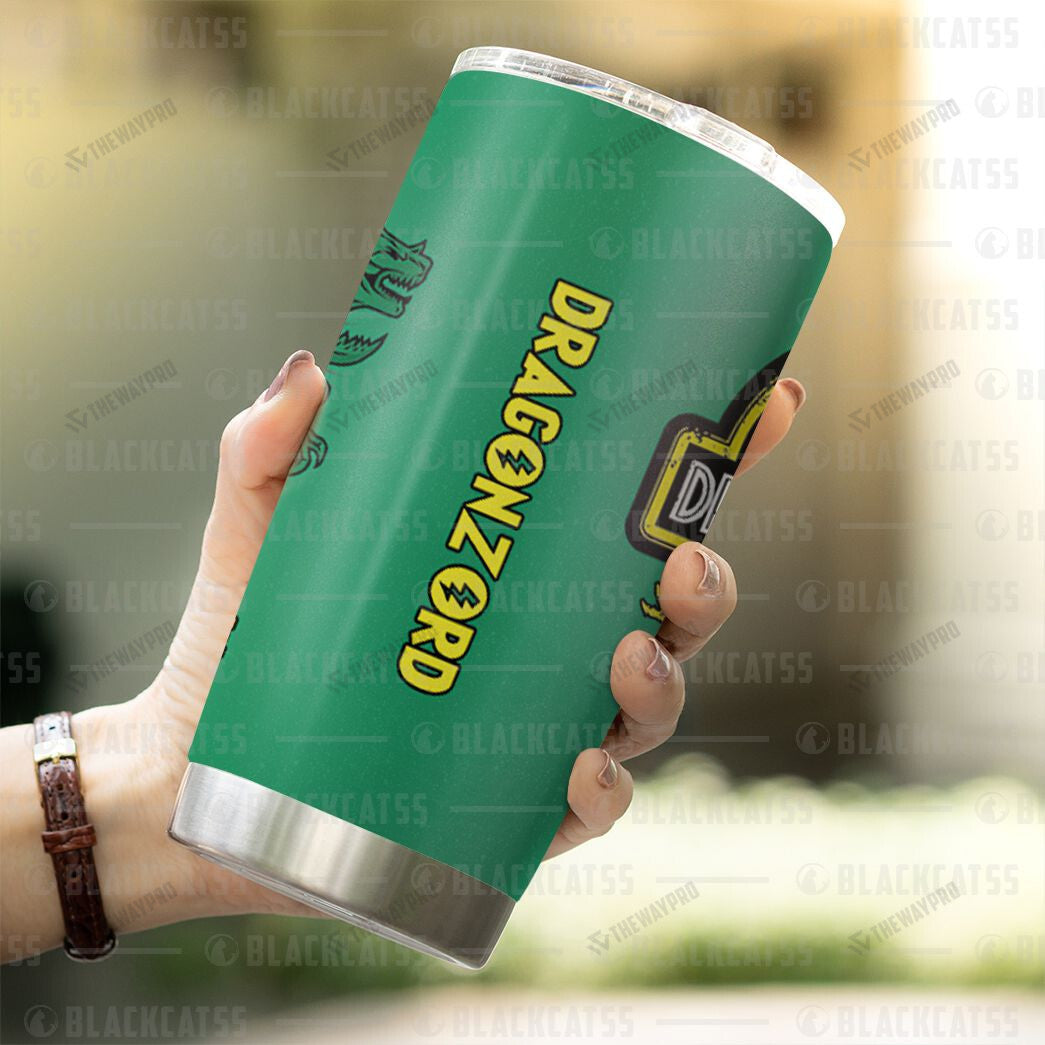 Power Rangers Mighty Morphin Dragonzord Custom Name Tumbler