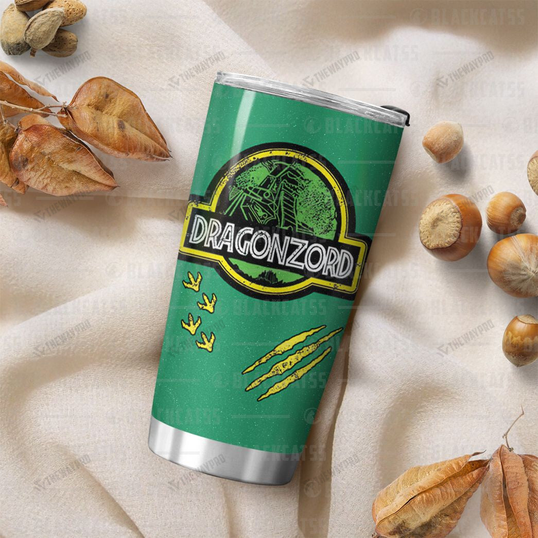 Power Rangers Mighty Morphin Dragonzord Custom Name Tumbler
