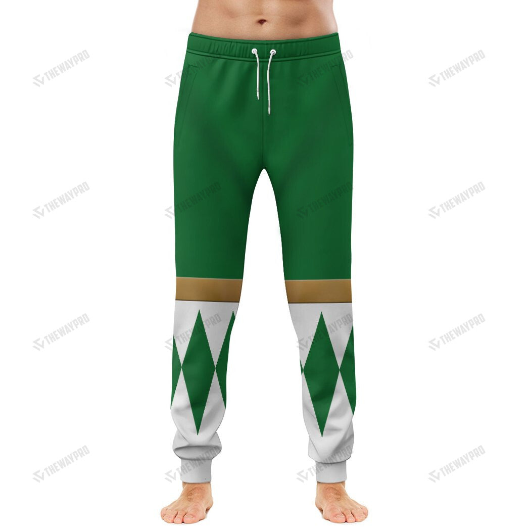 Mighty Morphin Green Power Rangers Custom Sweatpants