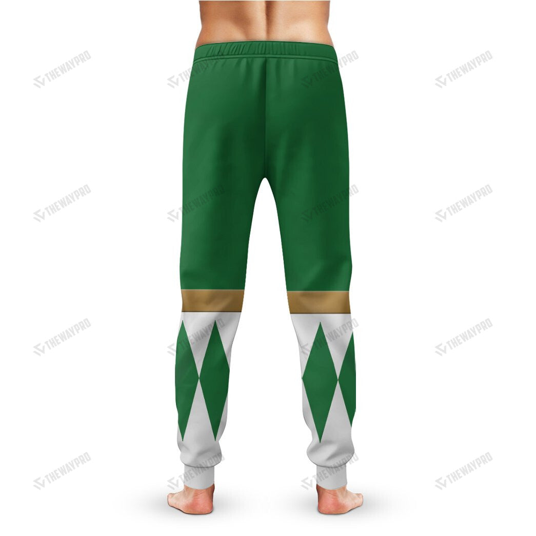 Mighty Morphin Green Power Rangers Custom Sweatpants