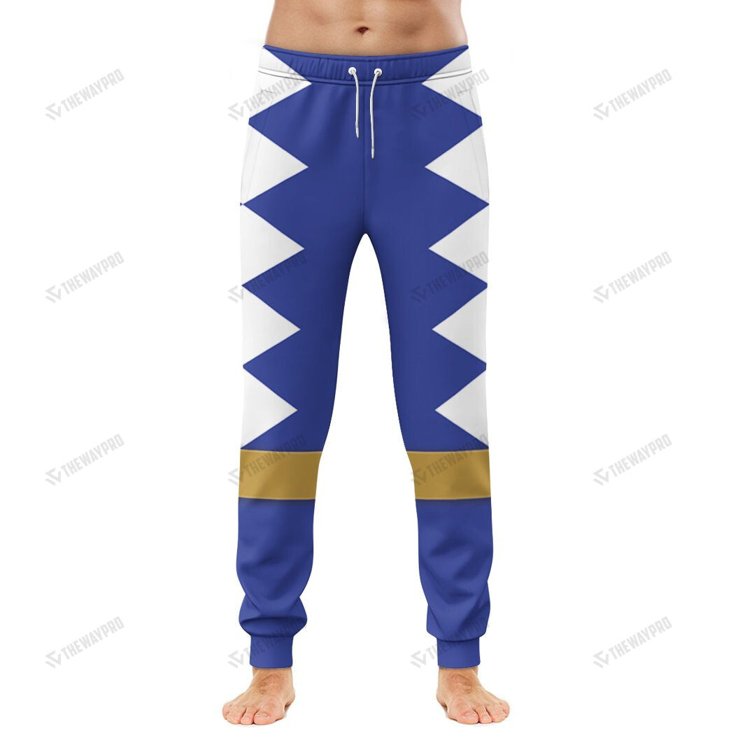 Dino Thunder Blue Power Rangers Custom Sweatpants