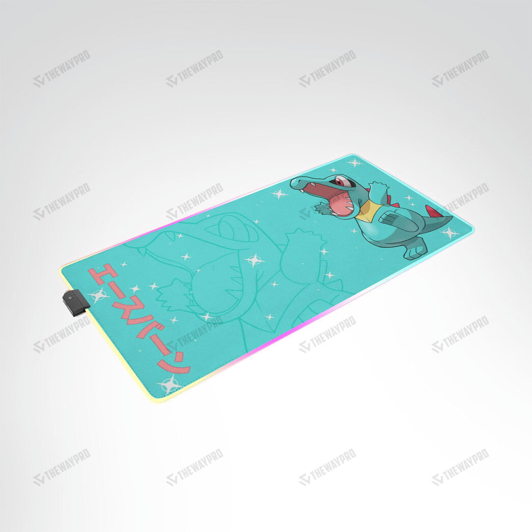 Totodile Custom Led Mousepad