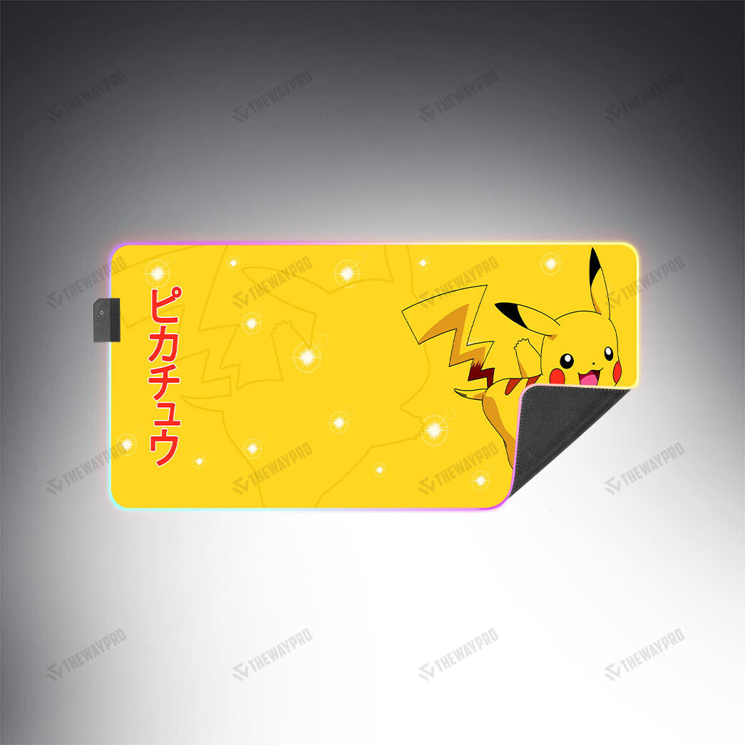 Pikachu Custom Led Mousepad