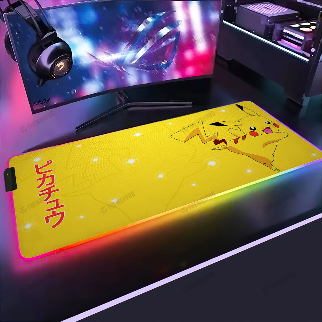 Pikachu Custom Led Mousepad