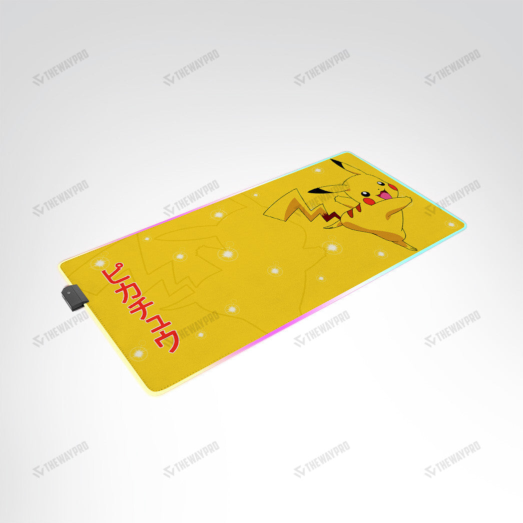 Pikachu Custom Led Mousepad