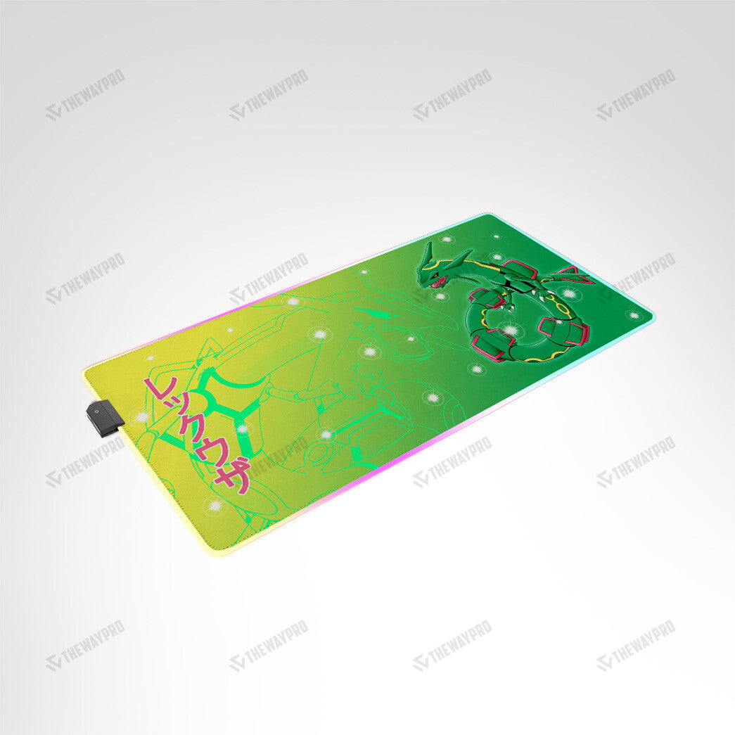 Rayquaza Custom Led Mousepad
