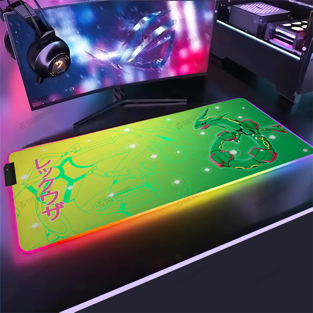 Rayquaza Custom Led Mousepad