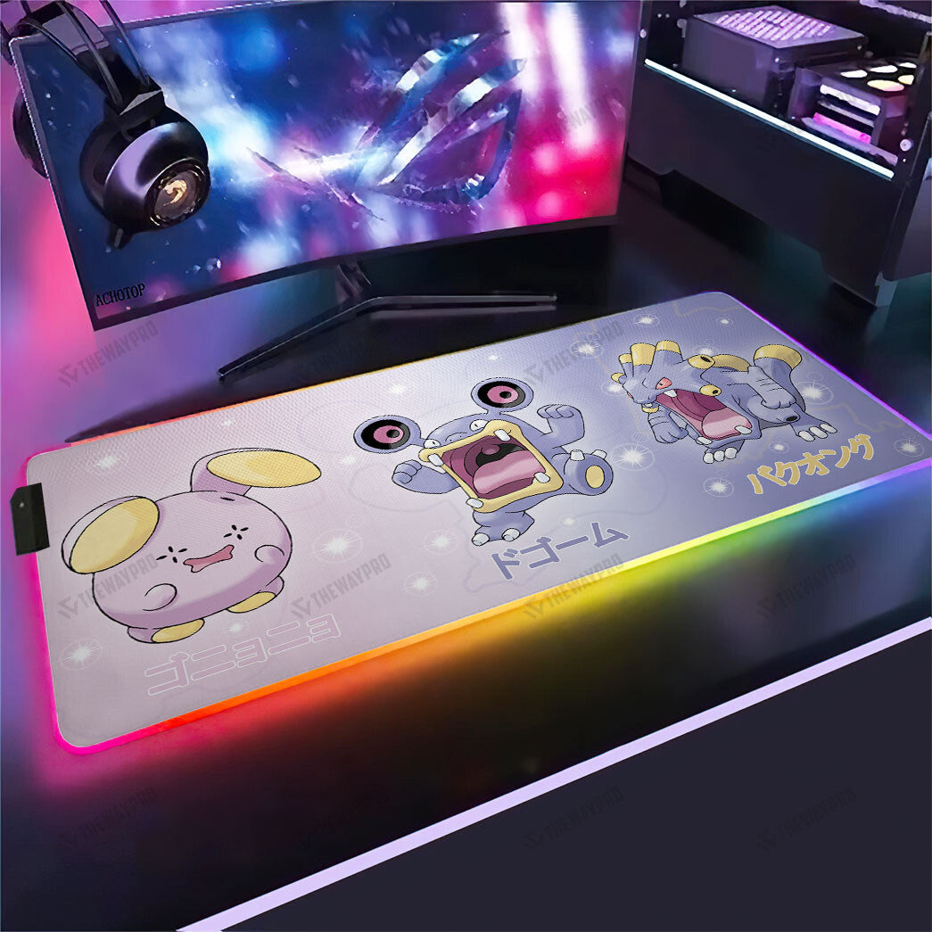 Whismur Evolutions Custom Led Mousepad