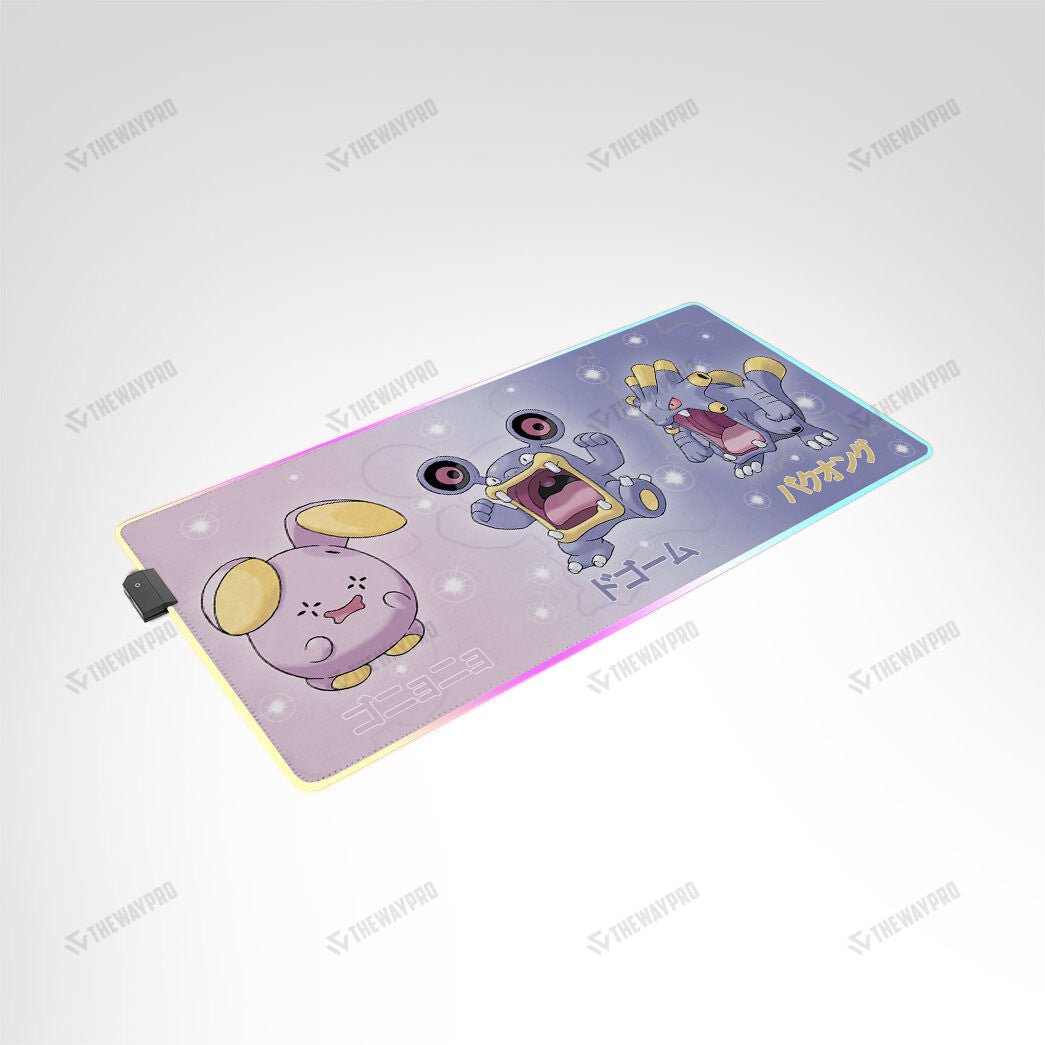 Whismur Evolutions Custom Led Mousepad