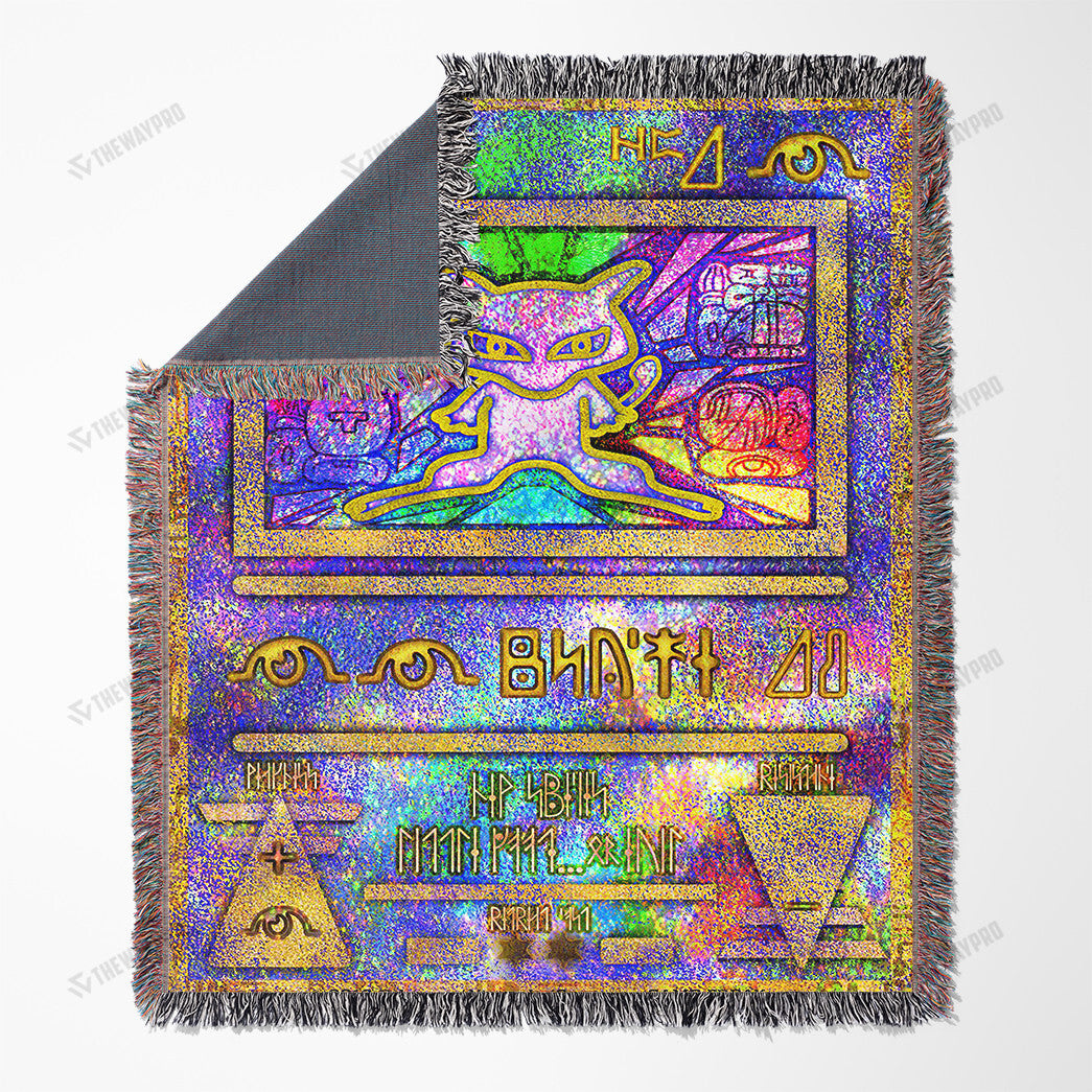 Ancient Mewtwo Custom Woven Blanket