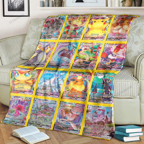 Anime VMAX Cards Version 3 Custom Soft Blanket