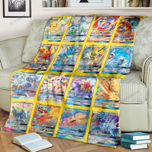 Anime GX Cards Version 3 Custom Soft Blanket