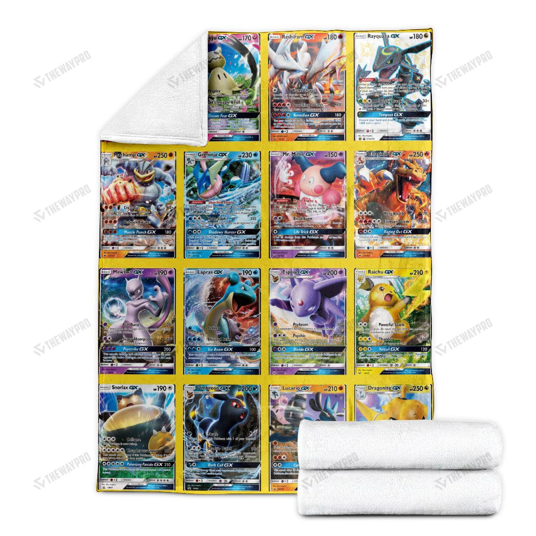 Anime GX 2 Cards Version 3 Custom Soft Blanket