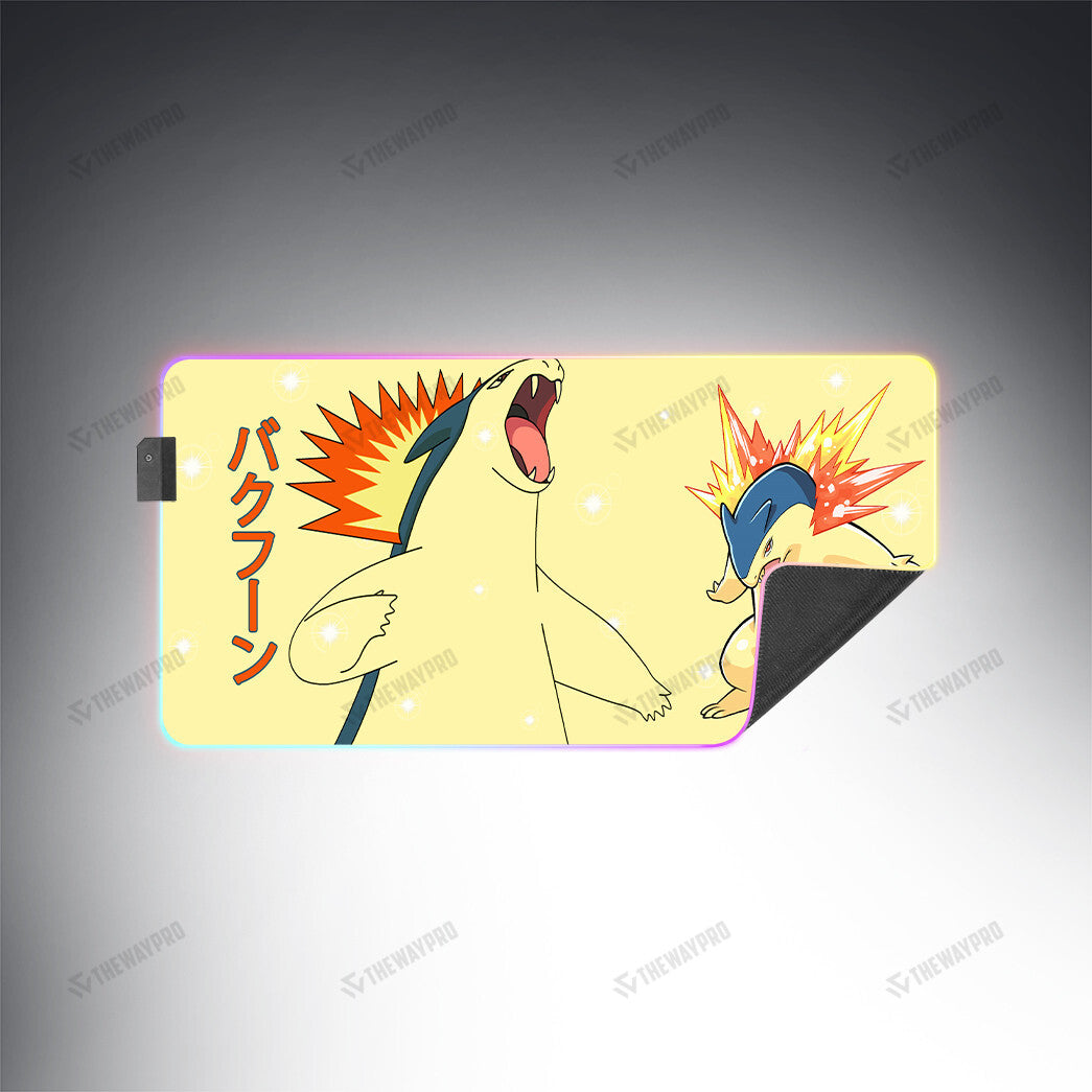 Typhlosion Custom Led Mousepad