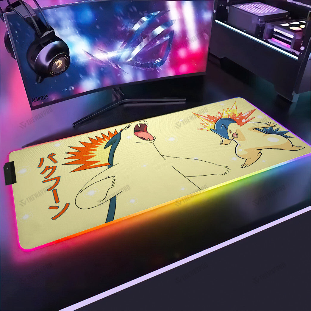 Typhlosion Custom Led Mousepad