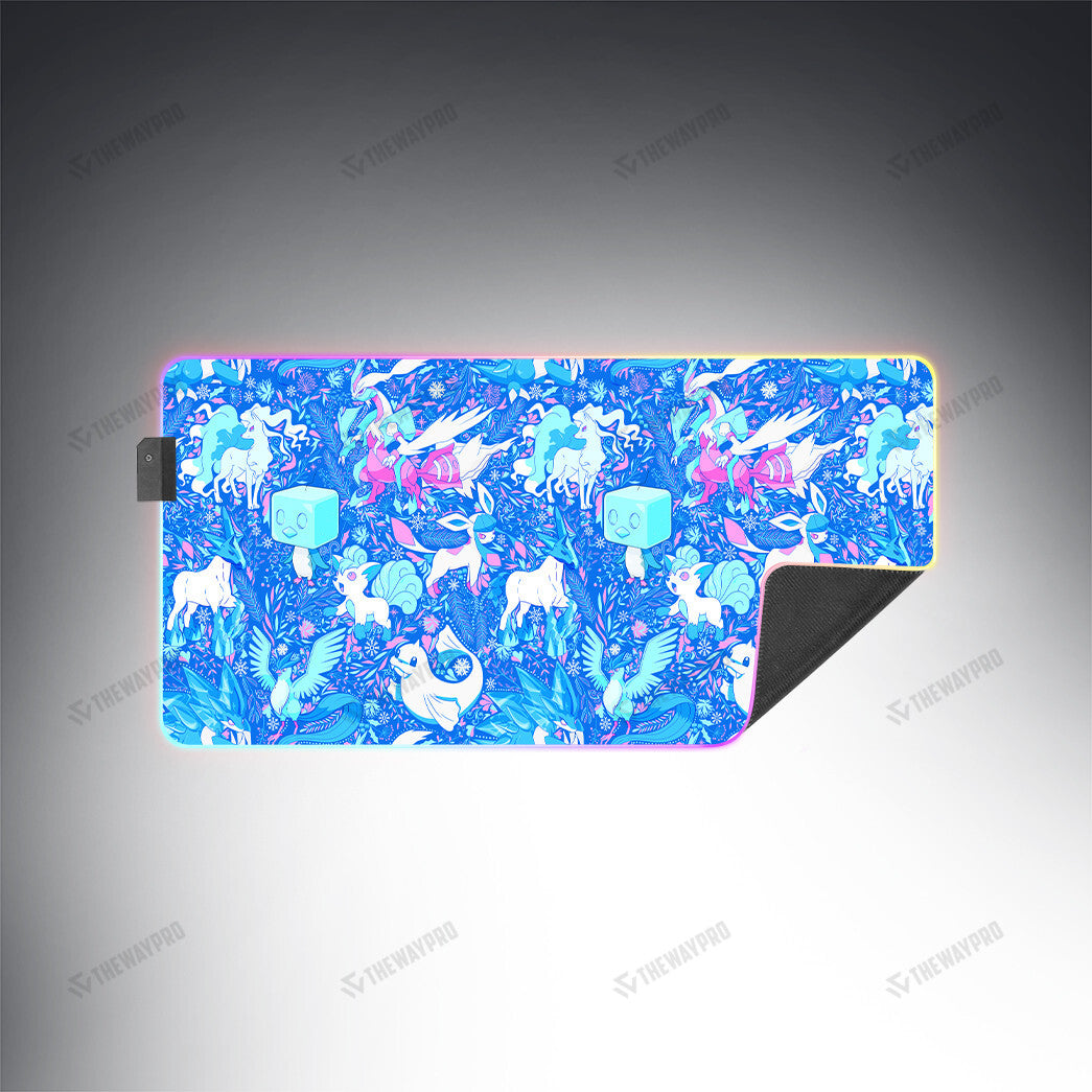 Ice Type Pattern Custom Led Mousepad