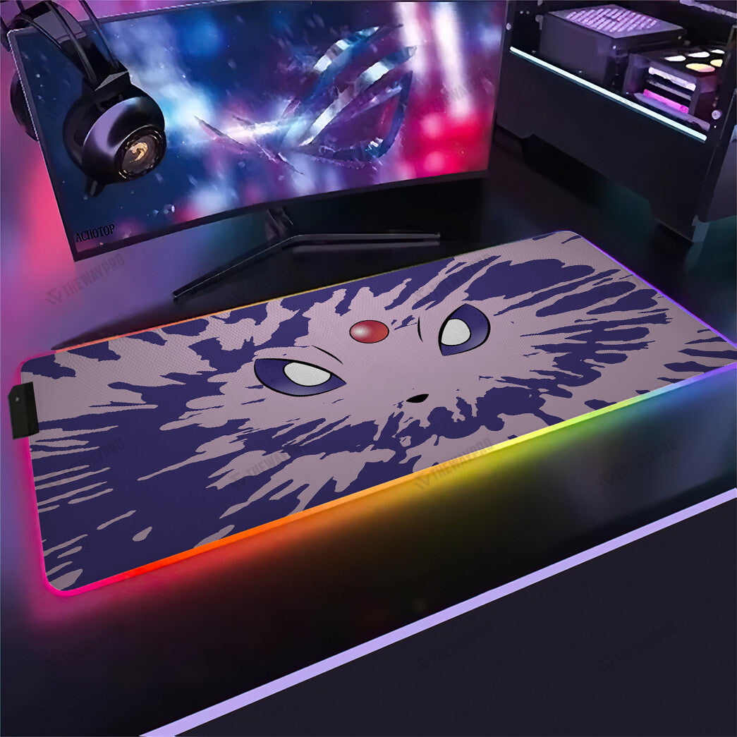 Espeon Face Tiedye Custom Led Mousepad