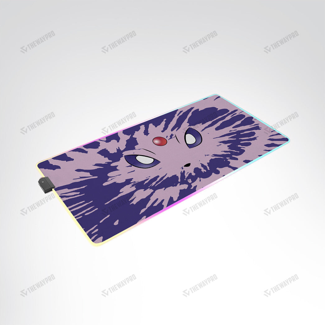 Espeon Face Tiedye Custom Led Mousepad
