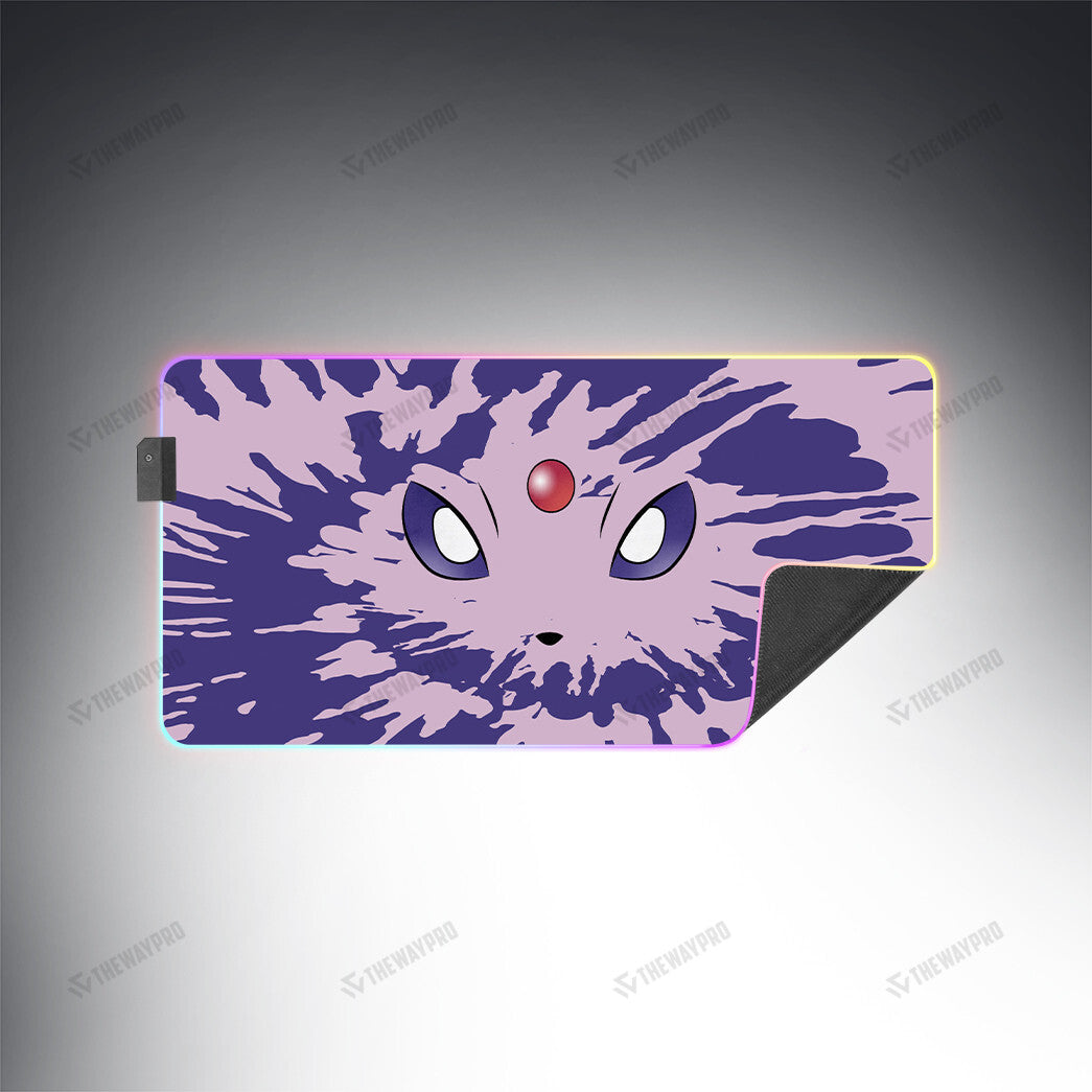 Espeon Face Tiedye Custom Led Mousepad