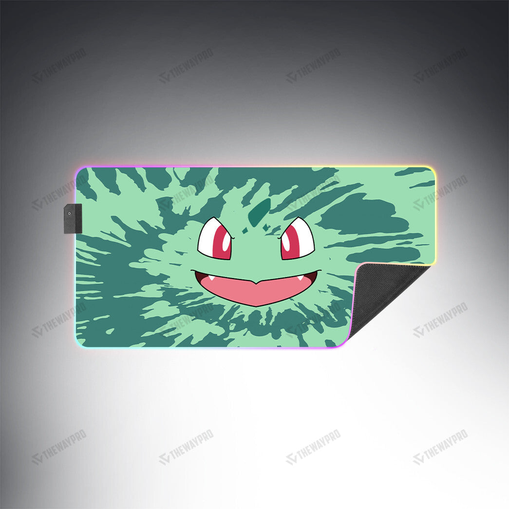 Bulbasaur Face Tiedye Custom Led Mousepad