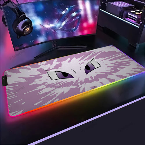 Mewtwo Face Tiedye Custom Led Mousepad