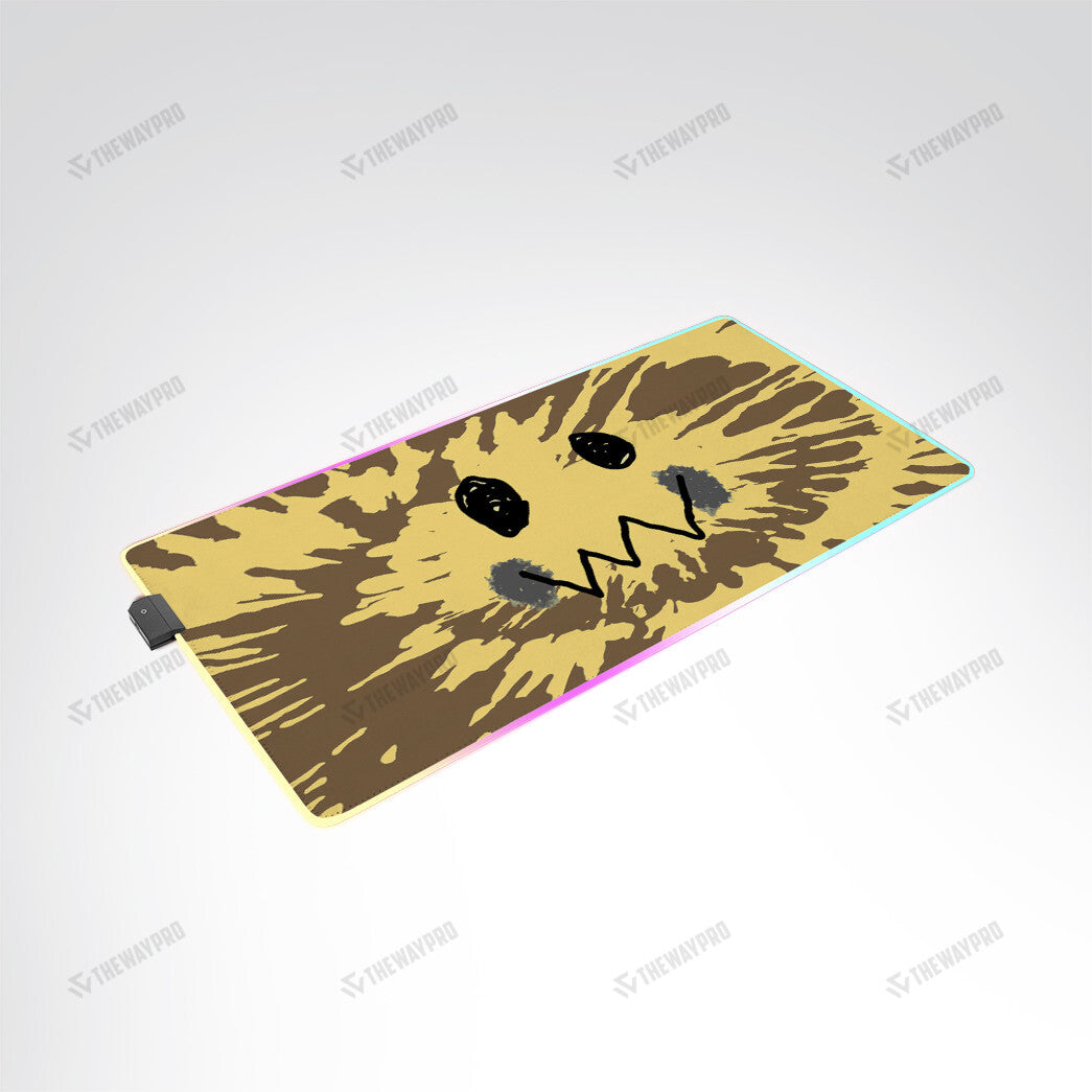 Mimikyu Face Tiedye Custom Led Mousepad