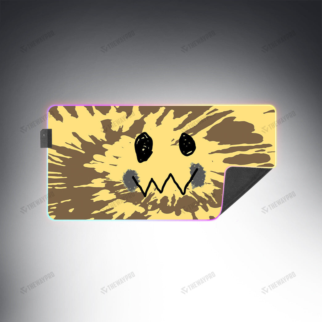 Mimikyu Face Tiedye Custom Led Mousepad