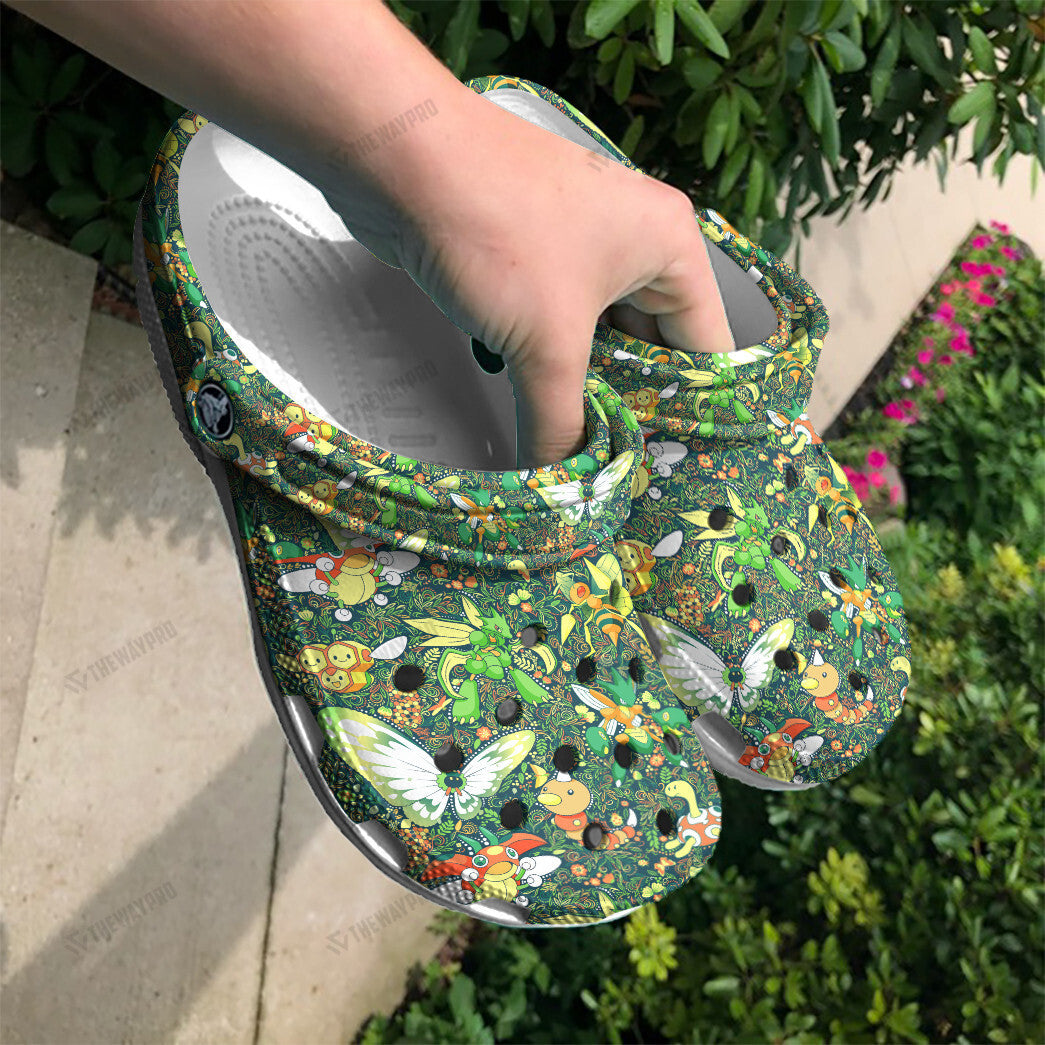 Bug Type Pattern Custom Classic Clogs