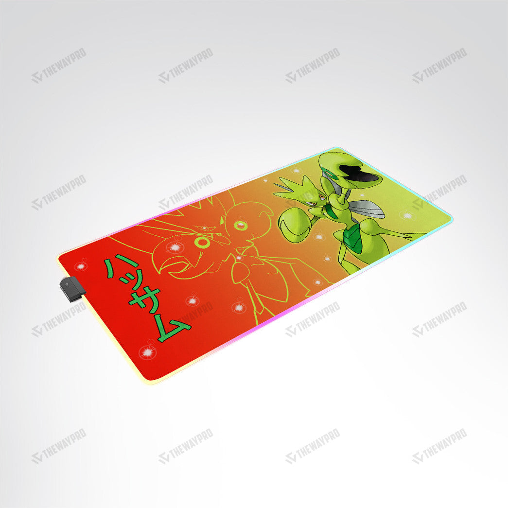 Shiny Scizor Custom Led Mousepad