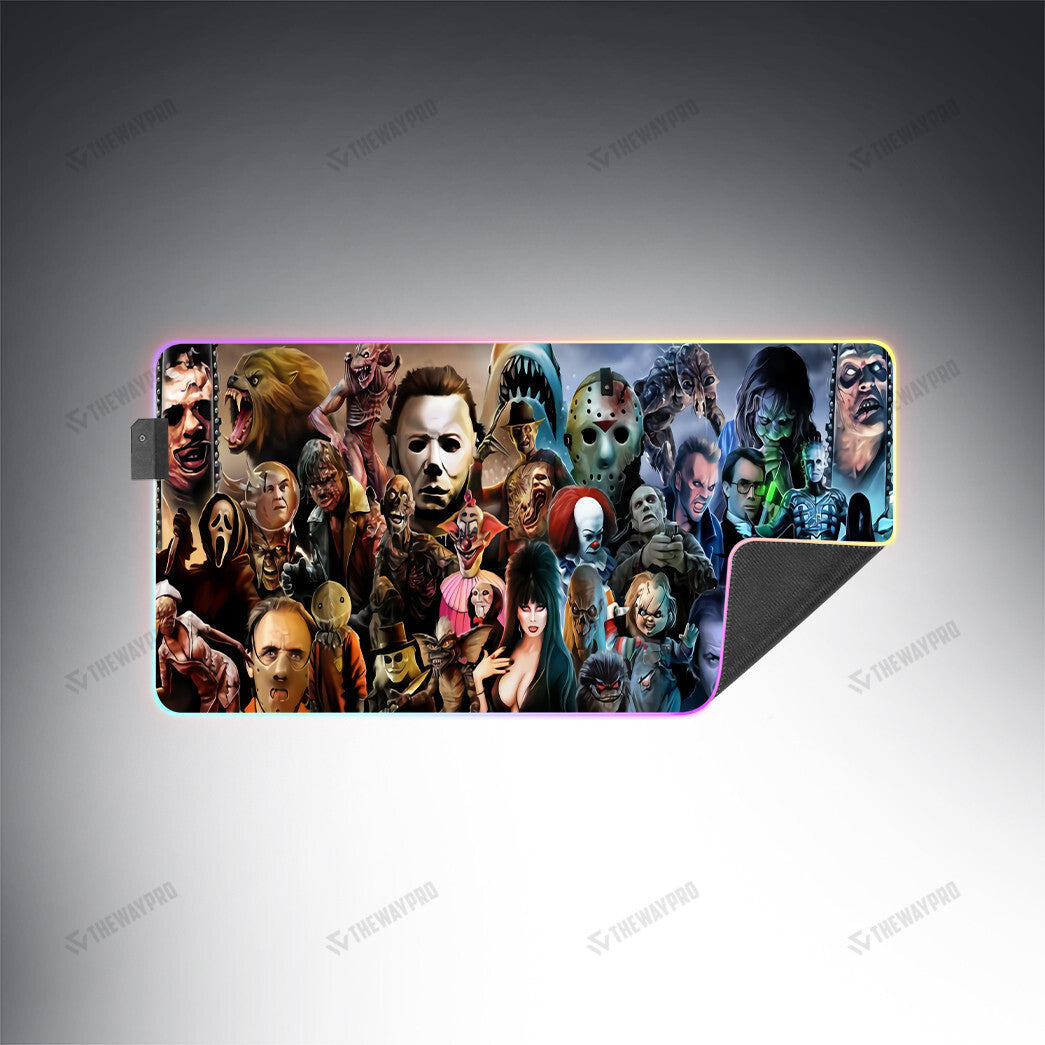 Halloween Horror Movies Custom Led Mousepad